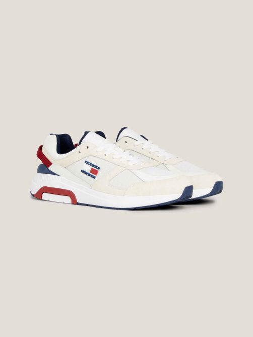 Suede Logo Runner Trainers