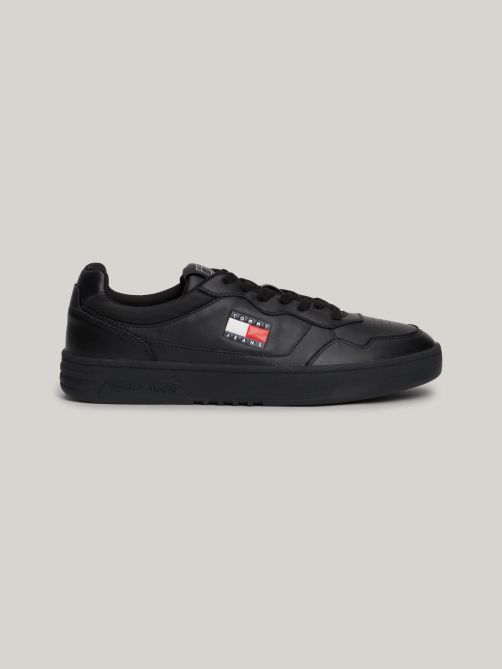 Leather Logo Cupsole Trainers