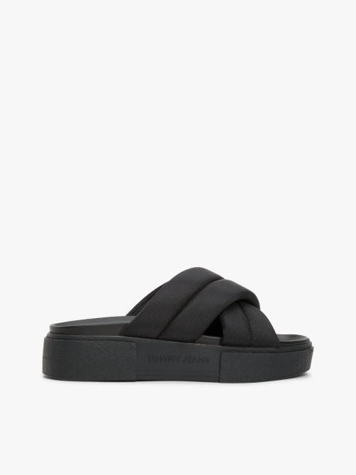Padded Strap Platform Slides
