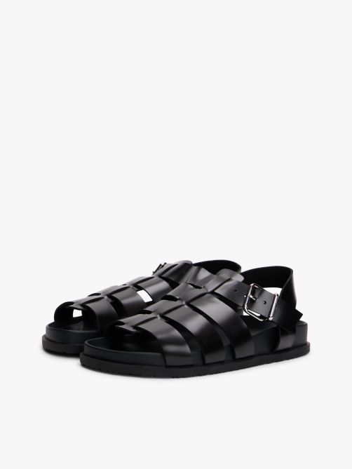 Patent Leather Fisherman Sandals