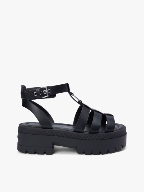 Leather Chunky Cleat Fisherman Sandals