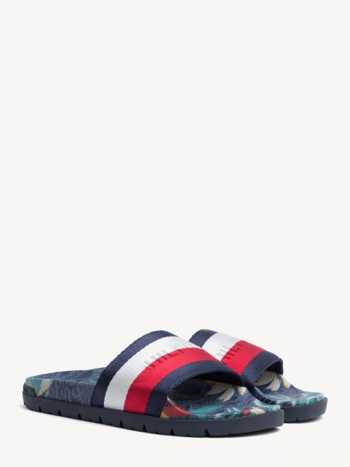 Signature Tape Strap Sandals