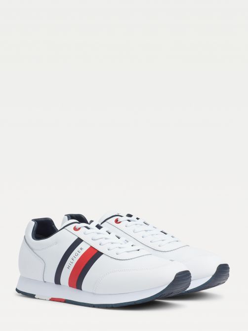 Flag Leather Trainers