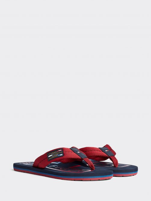 Colour-Blocked Logo Beach Sandals