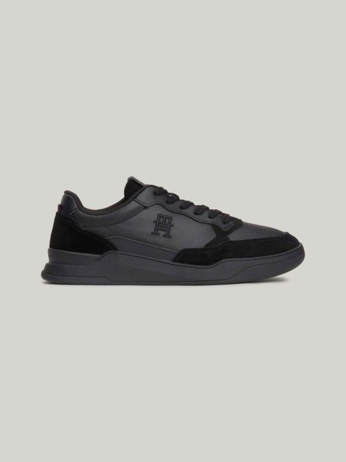 Elevated Cupsole Leather Trainers