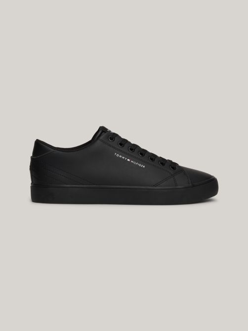 Essential Leather Logo Flatform Trainers
