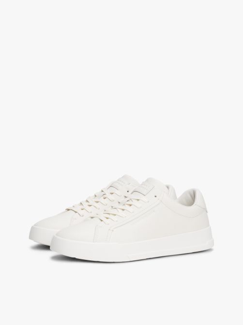 Leather Court Trainers