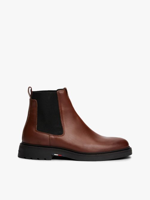 Lightweight Leather Chelsea Boots