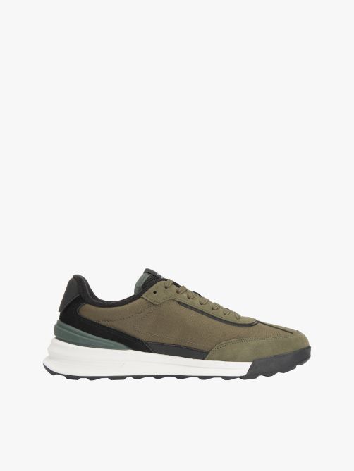 حذاء سنيكرز شمواه من نسيج مختلط بنعل مدبب