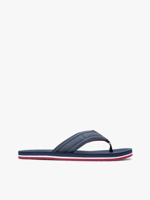 Flag Padded Strap Flip-Flops