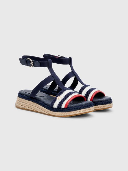 Crochet Platform Espadrille Sandals