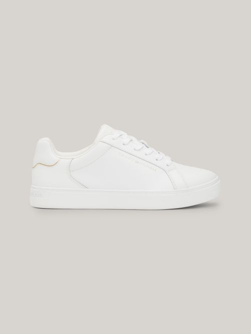 Leather Court Trainers