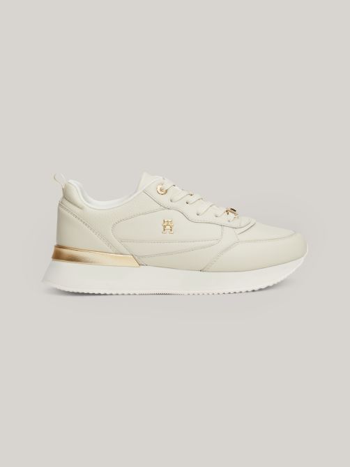Leather TH Monogram Runner Trainers