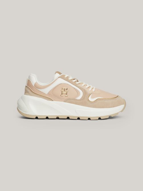 TH Monogram Leather Chunky Runner Trainers