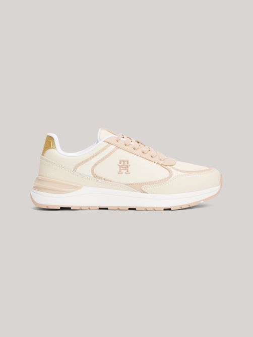 أحذية رياضية جلدية من طراز TH مونوجرام