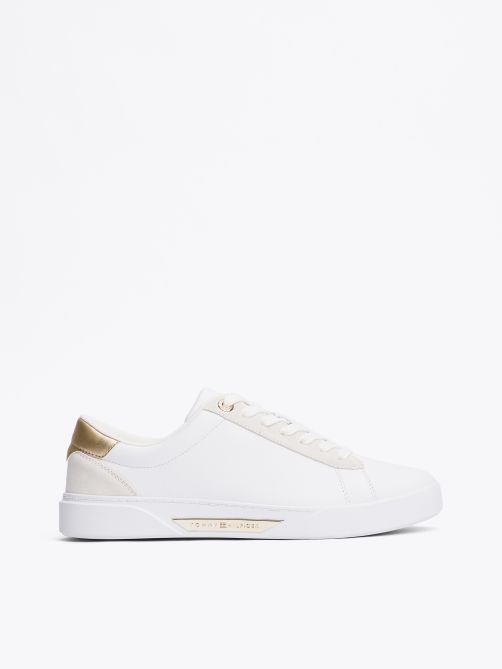 حذاء جلدي بكعب معدني