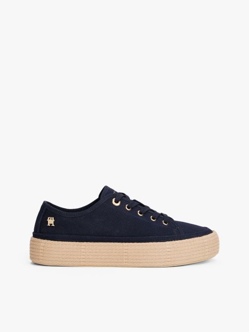 Canvas Rope TH Monogram Trainers