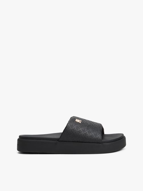 Embossed TH Monogram Platform Pool Slides