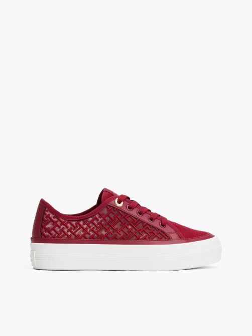 Th Monogram Embroidery Mesh Trainers