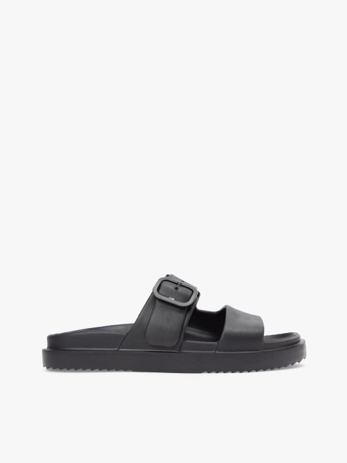 Double Strap Enamel Flag Lightweight Sandals