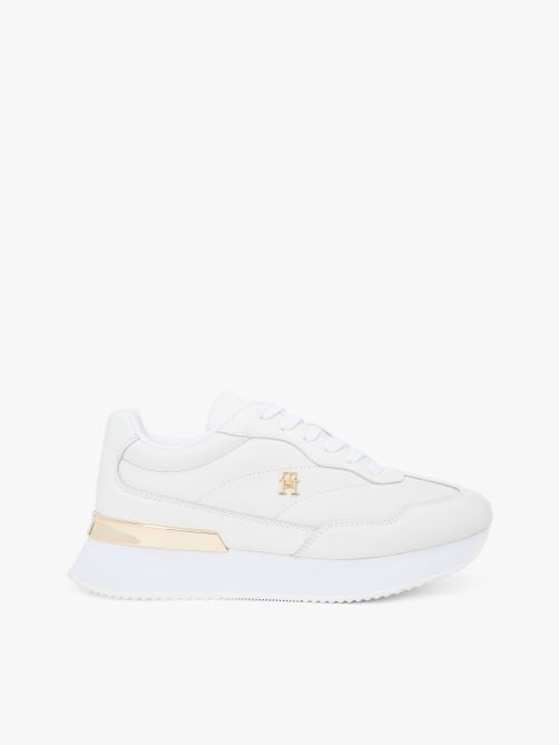 Leather TH Monogram Sneakers