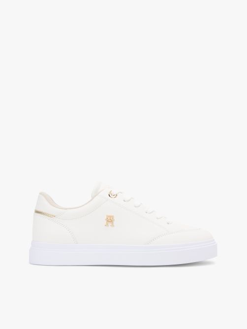 Leather TH Monogram Cupsole Trainers