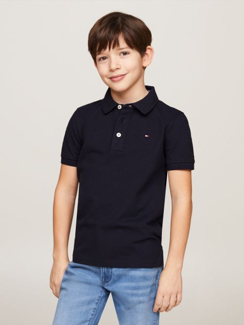 Flag Embroidery Polo T-Shirt