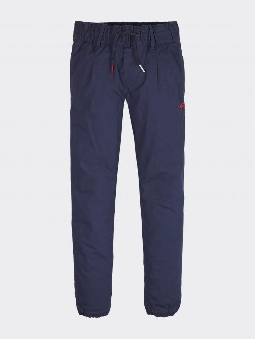 Regular Fit Pure Cotton Pleated Joggers