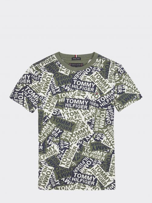 تيشيرت مطبع بالكامل من القطن العضوي