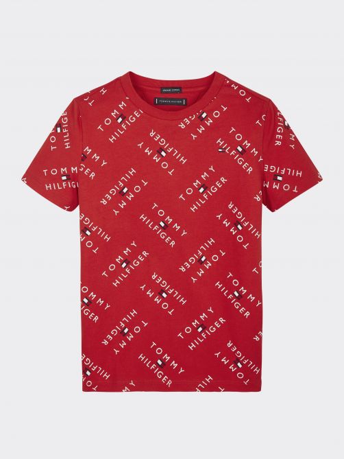 All-Over Logo Print T-Shirt