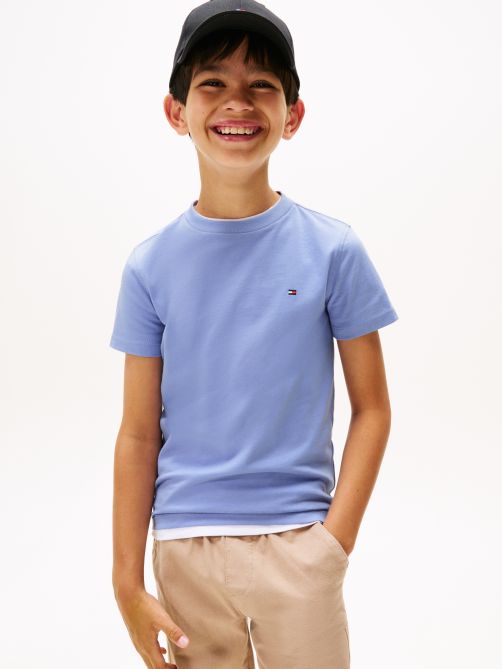 Flag Embroidery Jersey T-Shirt