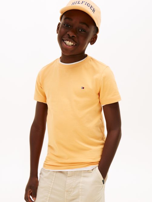 Essential Flag Embroidery Crew Neck T-Shirt