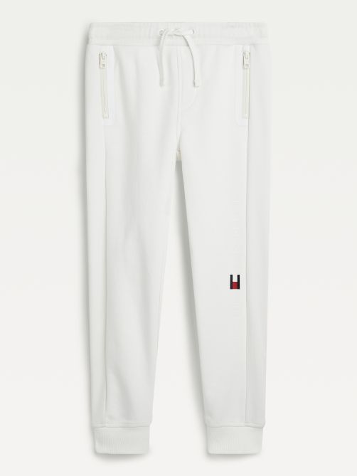 بنطلون رياضي مزين بالشعار