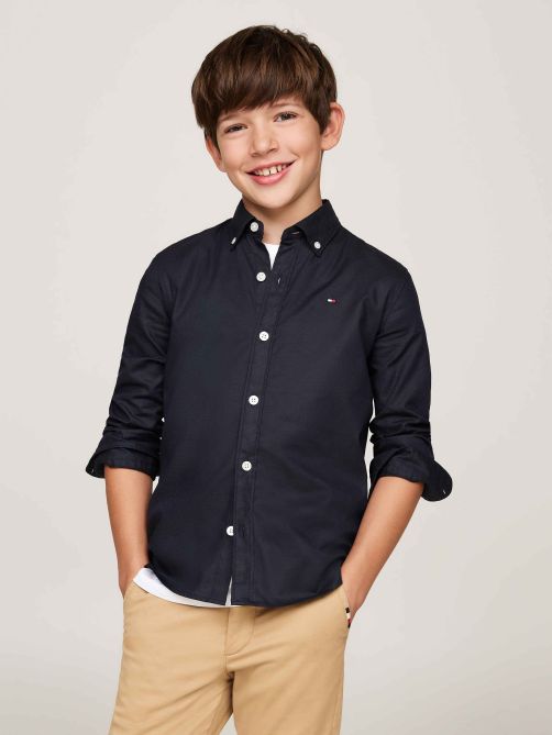Dobby Button-Down Collar Regular Shirt
