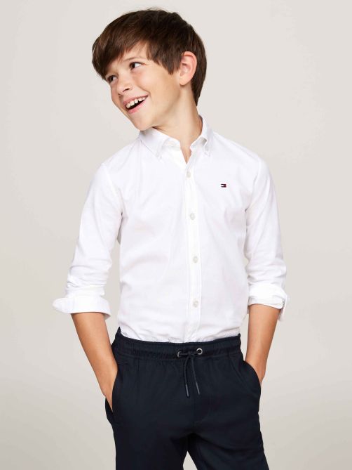Dobby Button-Down Collar Regular Shirt