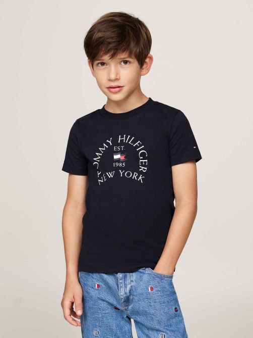 Logo Print Crew Neck T-Shirt