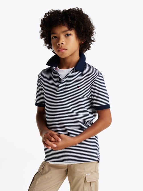 Contrast Collar Polo Shirt