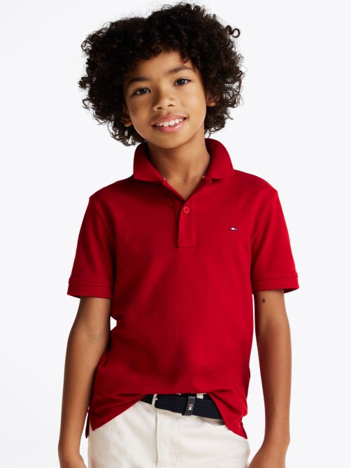 Contrast Collar Polo Shirt
