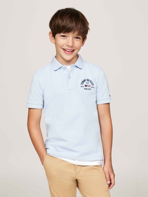 Logo Embroidered Polo T-Shirt