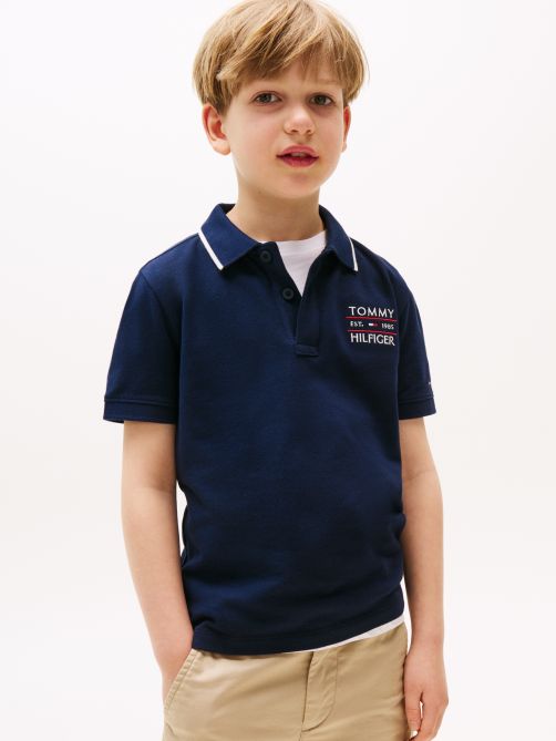 Logo Embroidery Polo T-Shirt