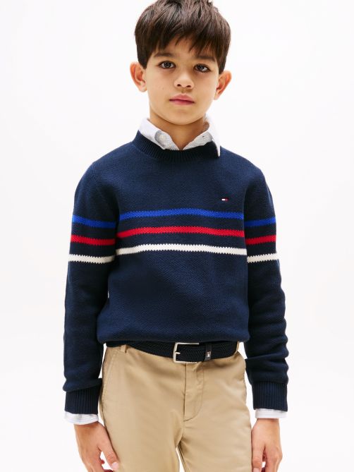 Textured Stripe Jumper