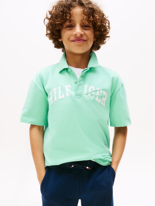 Mixed Logo Regular Fit Polo Shirt