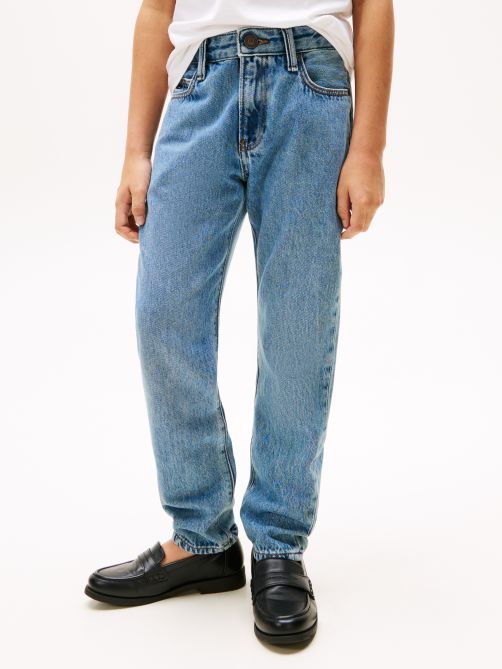 Faded Straight Leg Jeans