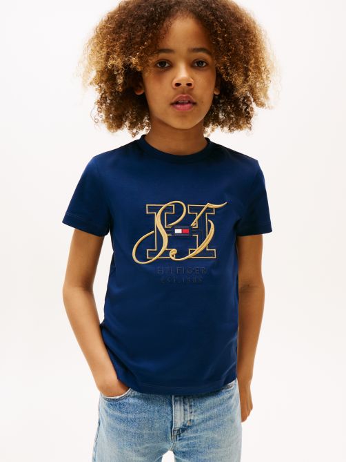 Logo Embroidered Short Sleeve T-Shirt