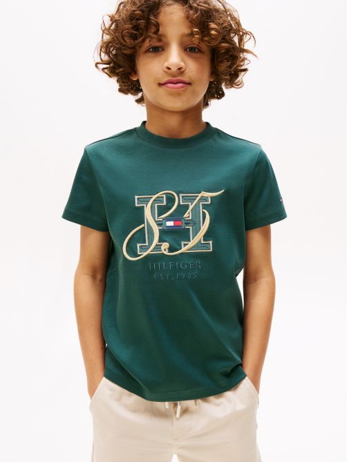 Logo Embroidered Short Sleeve T-Shirt