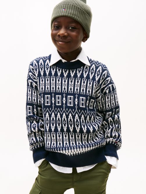 Fair Isle Crew Neck Jumper