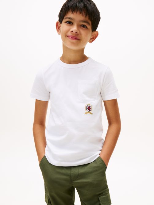 TH Crest Logo Pocket T-Shirt