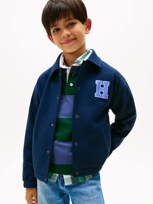 Varsity Multi-Badge Logo Jacket