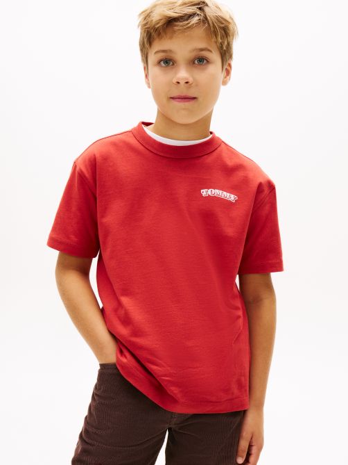 Textured Back Logo Jersey T-Shirt