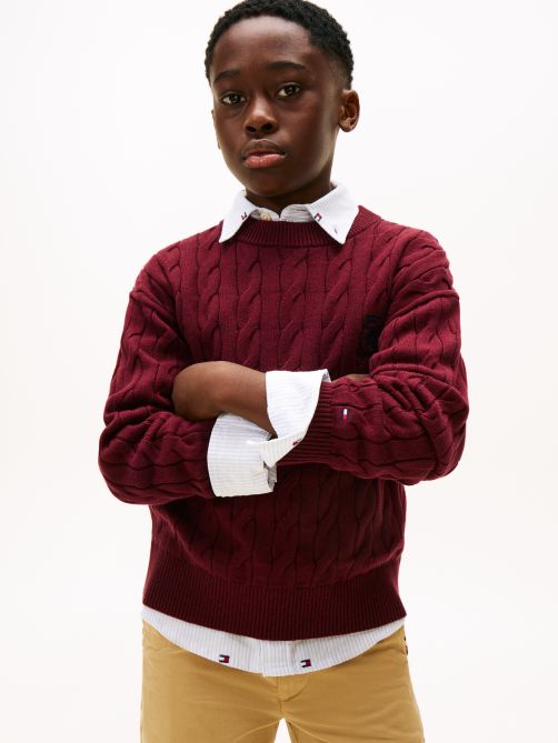 Cable Knit Crew Neck Jumper